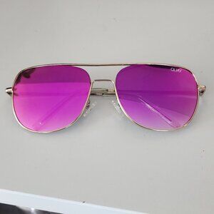 Quay pink lense sunglasses